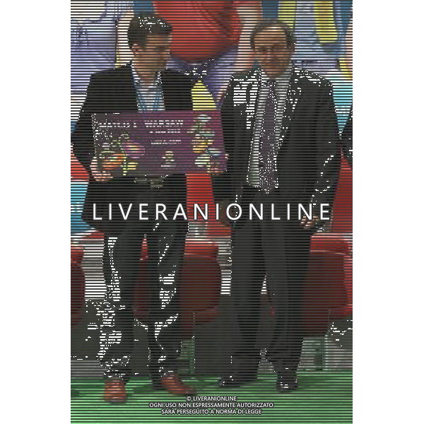 WARSZAWA 01.03.2011 INAUGURACJA SPRZEDAZY BILETOW NA EURO 2012 N Z MICHEL PLATINI MICHAL PIESCIUK/ NEWSPIX.PL WARSAW 01.03.2011 BEGINNING OF EURO 2012 TICKET SALES MICHEL PLATINI MICHAL PIESCIUK/ NEWSPIX.PL 2012 POLAND - UKRAIN UEFA EURO 2012 TICKETS SALES ( FOOTBALL SPORT POLAND UEFA EURO 2012 ) --- Newspix.pl /AG ALDO LIVERANI SAS UEFA EURO 2012 vendita biglietti (Sport Calcio UEFA EURO UCRAINA-POLONIA 2012) - ITALY ONLY - *** Local Caption *** .