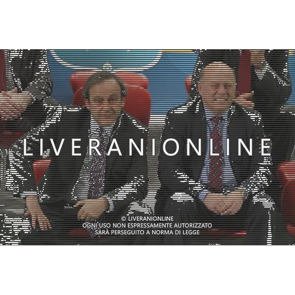 WARSZAWA 01.03.2011 INAUGURACJA SPRZEDAZY BILETOW NA EURO 2012 N Z MICHEL PLATINI GRZEGORZ LATO MICHAL PIESCIUK/ NEWSPIX.PL WARSAW 01.03.2011 BEGINNING OF EURO 2012 TICKET SALES MICHEL PLATINI GRZEGORZ LATO MICHAL PIESCIUK/ NEWSPIX.PL 2012 POLAND - UKRAIN UEFA EURO 2012 TICKETS SALES ( FOOTBALL SPORT POLAND UEFA EURO 2012 ) --- Newspix.pl /AG ALDO LIVERANI SAS UEFA EURO 2012 vendita biglietti (Sport Calcio UEFA EURO UCRAINA-POLONIA 2012) - ITALY ONLY - *** Local Caption *** .