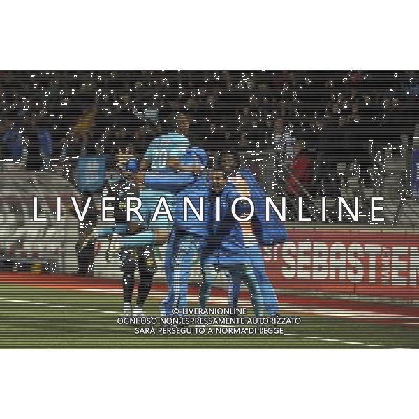 ©PHOTOPQR/LA PROVENCE/SPEICH Frederic ; NAZNCY LE 27 02 2011 Football Championnat de France Ligue 1 ( L1 ) Saison 2010-2011 25e journee : match AS Nancy Lorraine ( ASNL ) contre Olympique de Marseille ( OM ) au Stade Marcel-Picot AG. ALDO LIVERANI SAS ITALY ONLY 