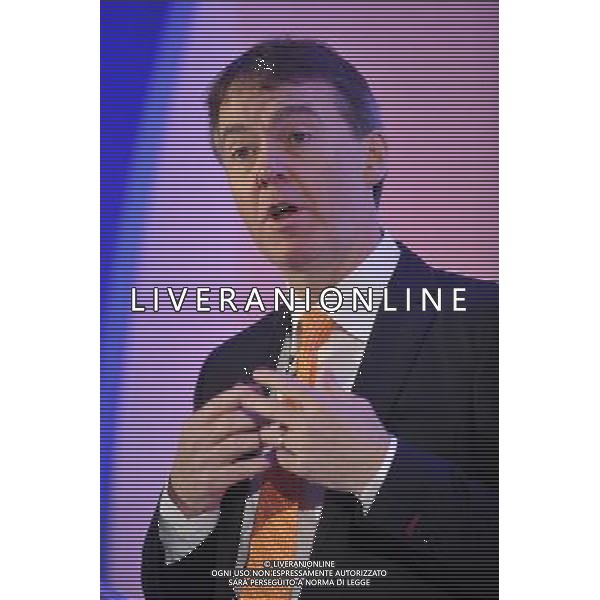 Rupert Murdoch\'s News Corporation has been given government approval for its controversial takeover of BSkyB. The green light follows News Corp\'s offer to spin-off Sky News as an independent company. Photo Shows; Jeremy Darroch, CEO and ED of BSkyB speaking at an Ft Digital Media \' Broadcasting Conference in London today ©photoshot/Agenzia Aldo Liverani Sas - ITALY ONLY - Jeremy Darroch, amministratore delegato BSkyB (British Sky Broadcasting) interviene alla Ft Digital Media \' Broadcasting Conference di Londra 03/03/2011