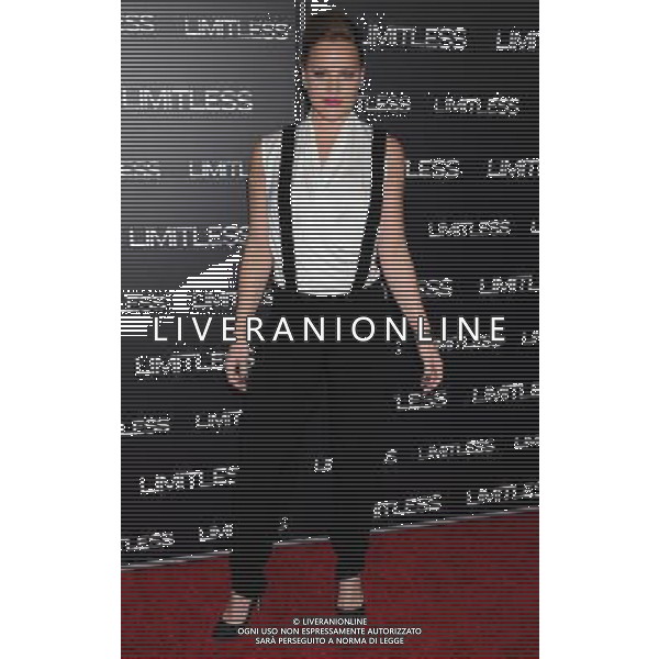 Abbie Cornish Photo by Gilbert Flores \'Limitless\' Los Angeles Premiere at the ArcLight Hollywood March 3, 2011 - Hollywood, California WORLD RIGHTS excluding USA, South Africa, Australia and Germany AG. ALDO LIVERANISAS ITALY ONLY *** Local Caption *** .