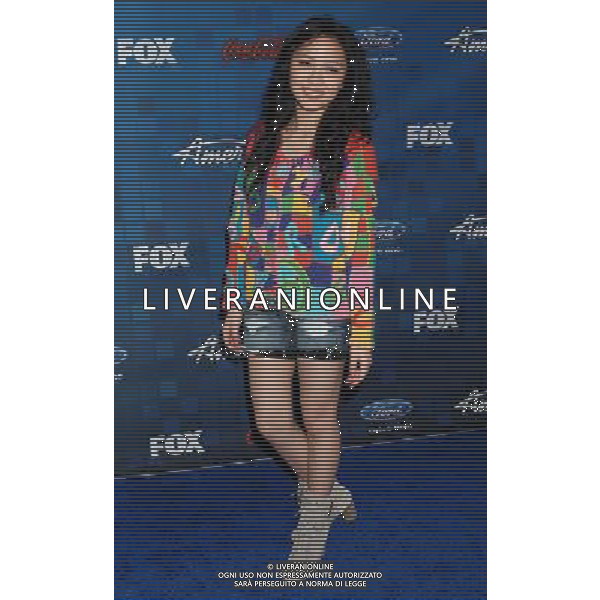 Thia Megia Photo by Janet Gough \'American Idol\' Season 10 Finalists Party at The Grove Rooftop Parking Structure March 3, 2011 - Los Angeles, California WORLD RIGHTS excluding USA, South Africa, Australia and Germany ©PHOTOSHOT/Agenzia Aldo Liverani Sas - ITALY ONLY - EDITORIAL USE ONLY