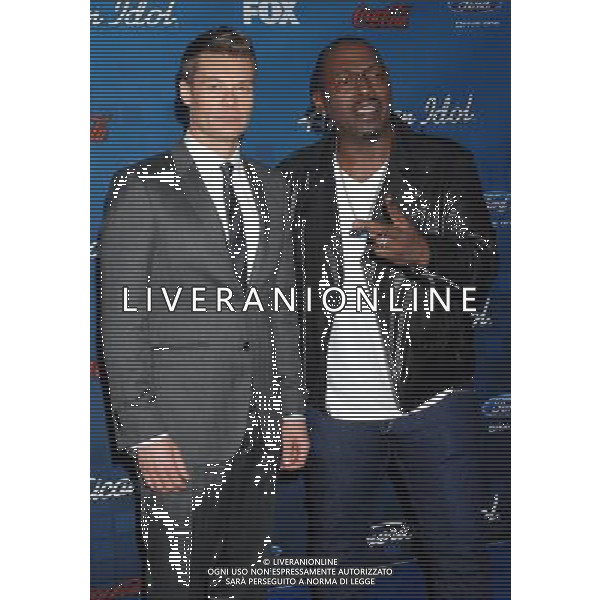 Ryan Seacrest and Randy Jackson Photo by Janet Gough \'American Idol\' Season 10 Finalists Party at The Grove Rooftop Parking Structure March 3, 2011 - Los Angeles, California WORLD RIGHTS excluding USA, South Africa, Australia and Germany ©PHOTOSHOT/Agenzia Aldo Liverani Sas - ITALY ONLY - EDITORIAL USE ONLY