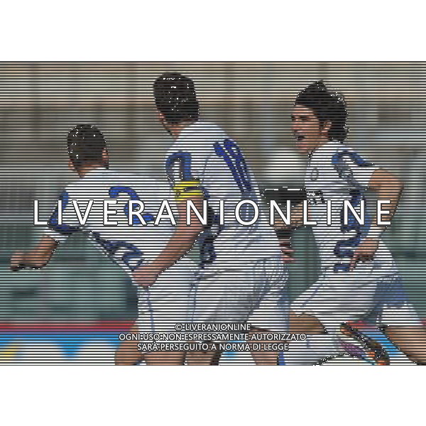 63¡ Edizione Viareggio Cup World Football Tournament - Coppa Carnevale - Finale Livorno- 07.03.2011 Fiorentina-Inter Nella Foto:esultanza di dell\'agnello dopo gol /Ph.Vitez-Ag. Aldo Liverani