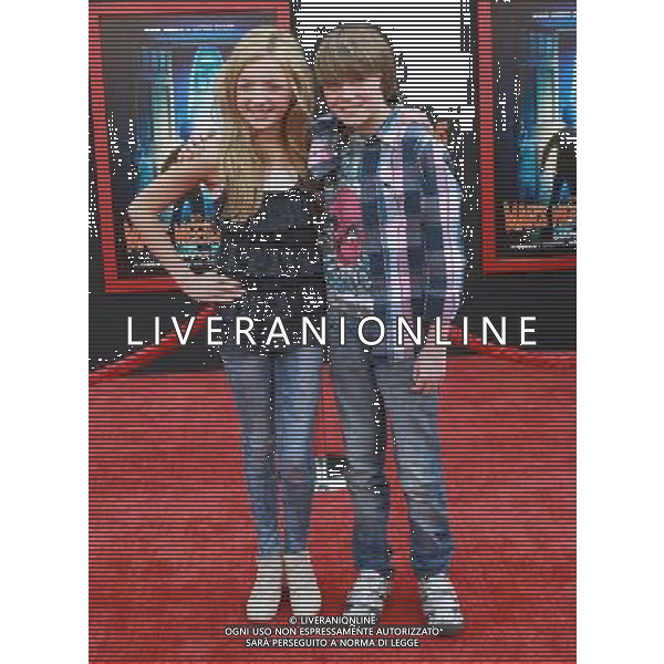 6 March 2011 - Hollywood, California - Peyton List, Spencer List. \'Mars Needs Moms 3D\' Los Angeles Premiere Held At The EL Capitan Theatre. Photo Credit: Kevan Brooks/AdMedia AG. ALDO LIVERANI SAS ITALY ONLY *** Local Caption *** .