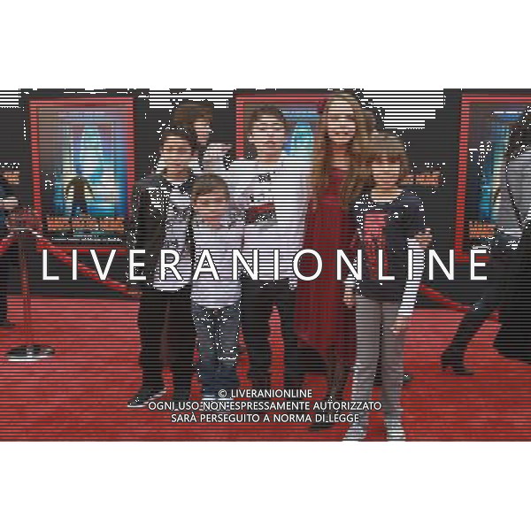 6 March 2011 - Hollywood, California - Ryan, Robert and Raymond Ochoa and Guests. \'Mars Needs Moms 3D\' Los Angeles Premiere Held At The EL Capitan Theatre. Photo Credit: Kevan Brooks/AdMedia AG. ALDO LIVERANI SAS ITALY ONLY *** Local Caption *** .