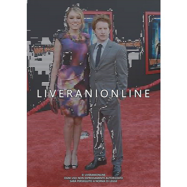6 March 2011 - Hollywood, California - Clare Grant (L) and Seth Green. \'Mars Needs Moms 3D\' Los Angeles Premiere Held At The EL Capitan Theatre. Photo Credit: Kevan Brooks/AdMedia AG. ALDO LIVERANI SAS ITALY ONLY *** Local Caption *** .