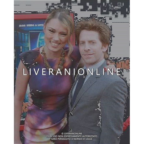 6 March 2011 - Hollywood, California - Clare Grant (L) and Seth Green. \'Mars Needs Moms 3D\' Los Angeles Premiere Held At The EL Capitan Theatre. Photo Credit: Kevan Brooks/AdMedia AG. ALDO LIVERANI SAS ITALY ONLY *** Local Caption *** .