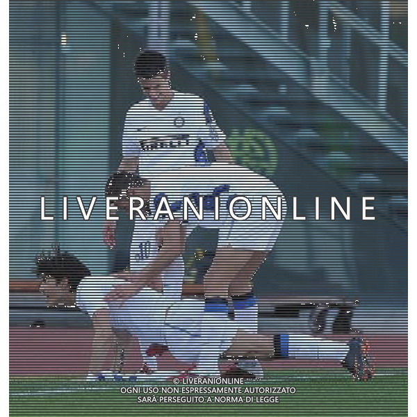 63Á Edizione Viareggio Cup World Football Tournament - Coppa Carnevale - Finale Livorno- 07.03.2011 nella foto esultanza di dell\'agnello dopo gol /Ph.Vitez-Ag. Aldo Liverani