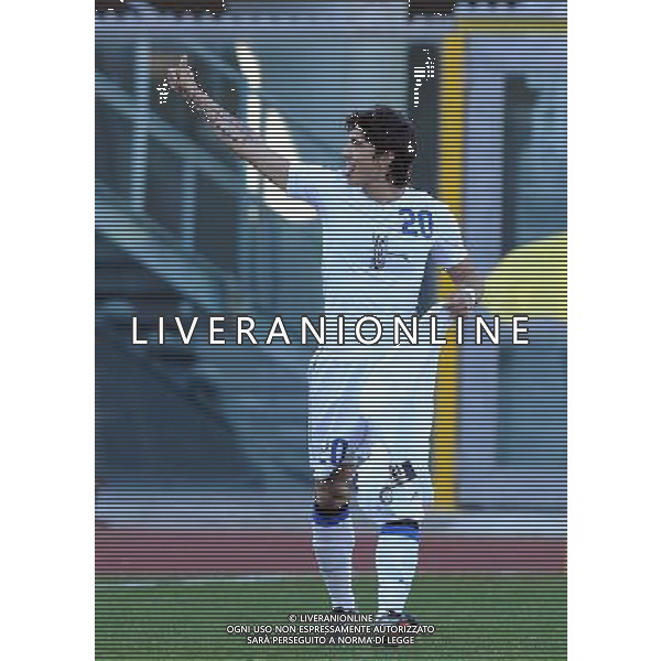 63Á Edizione Viareggio Cup World Football Tournament - Coppa Carnevale - Finale Livorno- 07.03.2011 nella foto esultanza di dell\'agnello dopo gol /Ph.Vitez-Ag. Aldo Liverani