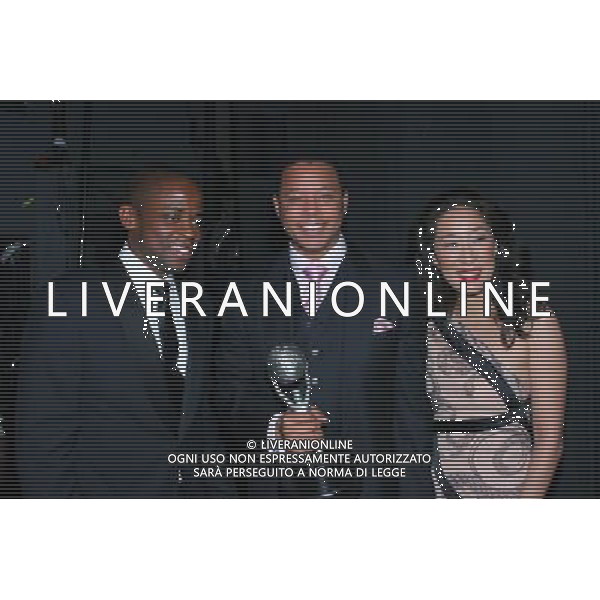 4 March 2011- Los Angeles, California - Dule Hill, Terrence Howard and Sandra Oh. The 42nd NAACP Image Awards - Backstage held at The Shrine Auditorium. Photo: T. Conrad/AdMedia AG. ALDO LIVERANI SAS ITALY ONLY *** Local Caption *** .