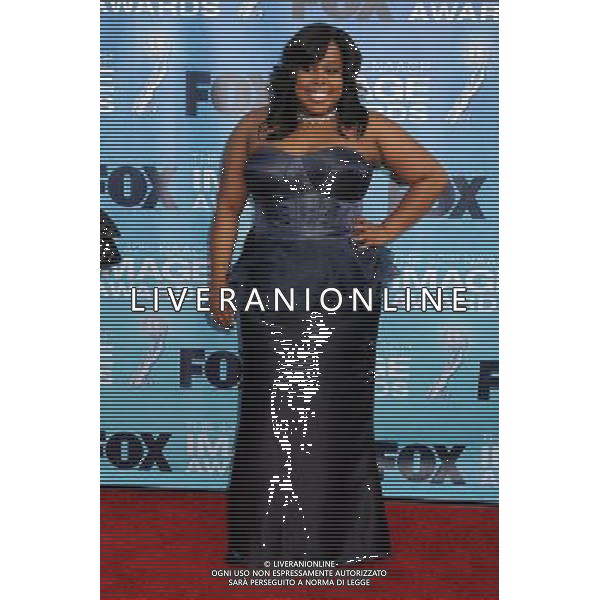 4 March 2011 - Los Angeles, California - Amber Riley. 42nd Annual NAACP Image Awards - Arrivals held at the Shrine Auditorium. Photo Credit: Byron Purvis/AdMedia AG. ALDO LIVERANI SAS ITALY ONLY *** Local Caption *** .