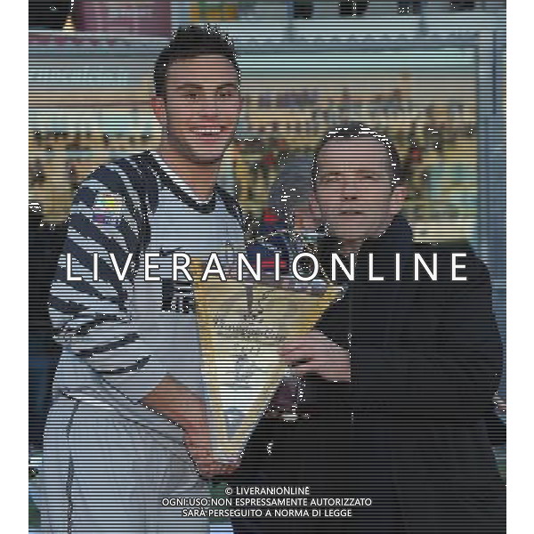 63Á Edizione Viareggio Cup World Football Tournament - Coppa Carnevale - Finale Livorno- 07.03.2011 Fiorentina-Inter Nella Foto:bardi miglior portiere /Ph.Vitez-Ag. Aldo Liverani