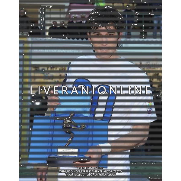 63Á Edizione Viareggio Cup World Football Tournament - Coppa Carnevale - Finale Livorno- 07.03.2011 Fiorentina-Inter Nella Foto:dell\'agnello premiato /Ph.Vitez-Ag. Aldo Liverani