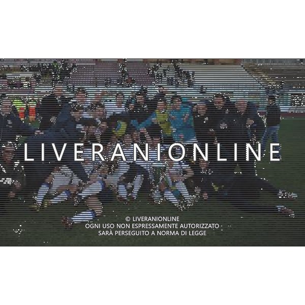 63Á Edizione Viareggio Cup World Football Tournament - Coppa Carnevale - Finale Livorno- 07.03.2011 Fiorentina-Inter Nella Foto:gruppo con la coppa /Ph.Vitez-Ag. Aldo Liverani