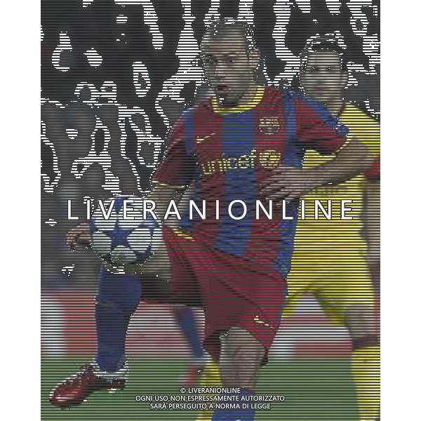 FC Barcelona\'s Javier Mascherano during UEFA Champions League match.March 8,2011. Photo: Acero / Alterphotos / ALFAQUI /AG ALDO LIVERANI SAS CHAMPIONS LEAGUE BARCELLONA ARSENAL - ITALY ONLY -