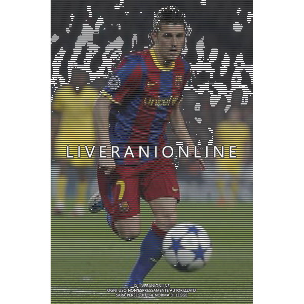 FC Barcelona\'s David Villa during UEFA Champions League match.March 8,2011. Photo: Acero / Alterphotos / ALFAQUI /AG ALDO LIVERANI SAS CHAMPIONS LEAGUE BARCELLONA ARSENAL - ITALY ONLY -