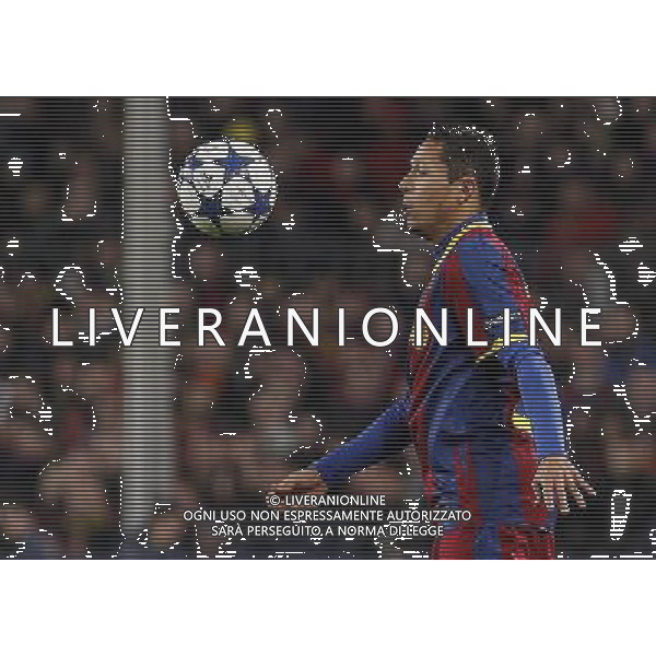 FC Barcelona\'s Adriano Correia during UEFA Champions League match.March 8,2011. Photo: Acero / Alterphotos / ALFAQUI /AG ALDO LIVERANI SAS CHAMPIONS LEAGUE BARCELLONA ARSENAL - ITALY ONLY -