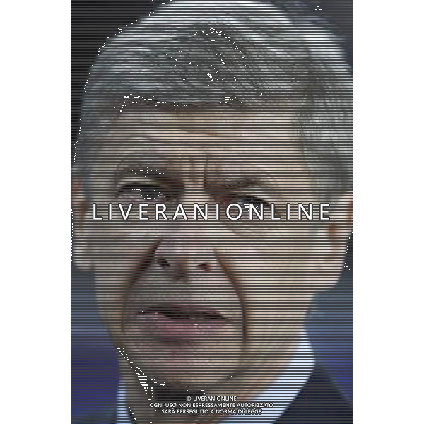 Arsenal\'s Arsene Wenger during UEFA Champions League match.March 8,2011. Photo: Acero / Alterphotos / ALFAQUI /AG ALDO LIVERANI SAS CHAMPIONS LEAGUE BARCELLONA ARSENAL - ITALY ONLY -