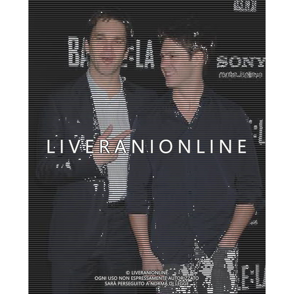 Luc Robitaille and step-son Steven McQueen Photo by Gilbert Flores \'Battle: Los Angeles \' Los Angeles Premiere at the Regency Village Theatre March 8, 2011 - Westwood, California /AG ALDO LIVERANI SAS - ITALY ONLY -