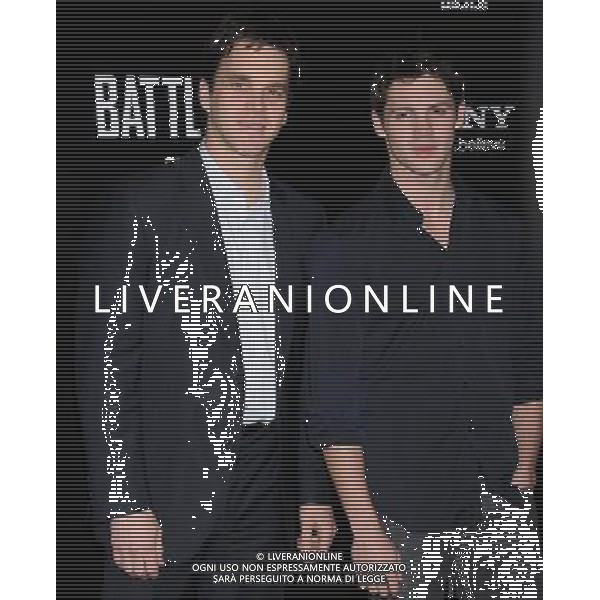 Luc Robitaille and step-son Steven McQueen Photo by Gilbert Flores \'Battle: Los Angeles \' Los Angeles Premiere at the Regency Village Theatre March 8, 2011 - Westwood, California /AG ALDO LIVERANI SAS - ITALY ONLY -