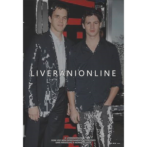 Luc Robitaille and son Steven Photo by Janet Gough \'Battle: Los Angeles\' Los Angeles Premiere at the Regency Village Theatre March 8, 2011 - Westwood, California /AG ALDO LIVERANI SAS - ITALY ONLY -