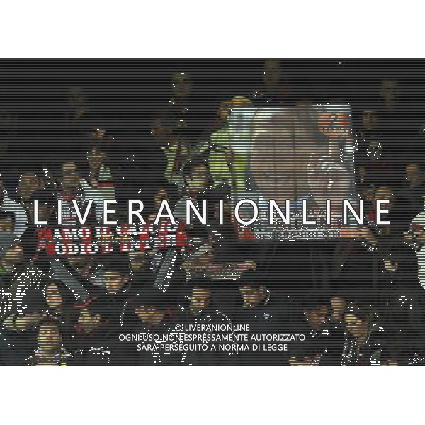 UEFA Champions League 2010/2011 Round of 16 Londra - 09.03.2011 Tottenham-Milan Nella Foto:tifosi del milan /Ph.Vitez-Ag. Aldo Liverani