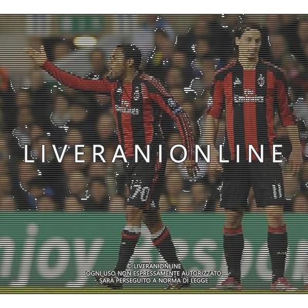 UEFA Champions League 2010/2011 Round of 16 Londra - 09.03.2011 Tottenham-Milan Nella Foto:robinho :ibrahimovic /Ph.Vitez-Ag. Aldo Liverani
