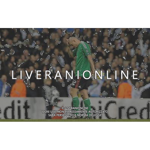 UEFA Champions League 2010/2011 Round of 16 Londra - 09.03.2011 Tottenham-Milan Nella Foto:delusione abbiati /Ph.Vitez-Ag. Aldo Liverani