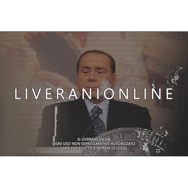 Roma - 10/03/2011 - Palazzo Chigi - Conferenza stampa di Silvio Berlusconi e Angelino Alfano - nella foto: Silvio Berlusconi © Fabrizio Corradetti - ag. Aldo Liverani sas