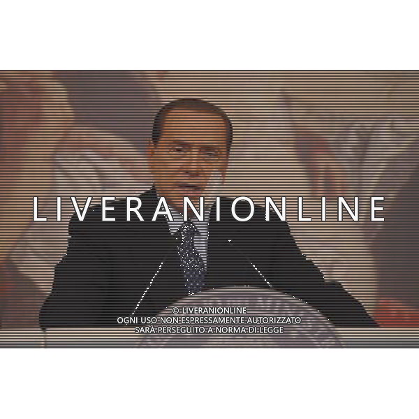 Roma - 10/03/2011 - Palazzo Chigi - Conferenza stampa di Silvio Berlusconi e Angelino Alfano - nella foto: Silvio Berlusconi © Fabrizio Corradetti - ag. Aldo Liverani sas