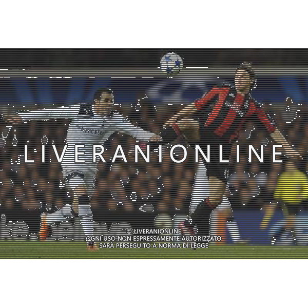 UEFA Champions League 2010/2011 Round of 16 Londra - 09.03.2011 Tottenham-Milan Nella Foto:Zlatan Ibrahimovic-Sandro /Ph.Vitez-Ag. Aldo Liverani