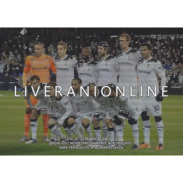 UEFA Champions League 2010/2011 Round of 16 Londra - 09.03.2011 Tottenham-Milan Nella Foto:Tottenham Squadra Formazione /Ph.Vitez-Ag. Aldo Liverani