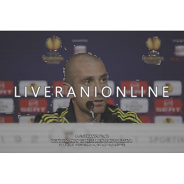 20110309: BRAGA, PORTUGAL - Liverpool FC press conference before Europa League match against SC Braga. In picture: Raul Meireles. PHOTO: Pedro Benavente/CITYFILES LIGA EUROPY UEFA SEZON 2010/2011 PILKA NOZNA TRENING LIVERPPOL PRED MECZEM Z BRAGA FOT. CITYFILES/NEWSPIX.PL PORTUGAL,BRAZIL,SPAIN,GERMANY,FRANCE,UK OUT !!! --- Newspix.pl ALLENAMENTO E CONFERENZA STAMPA DEL LIVERPOOL CALCIO A BRAGA ©AG ALDO LIVERANI SAS - ITALY ONLY - *** Local Caption *** .