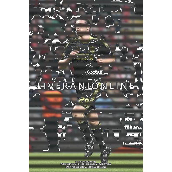 20110310: BRAGA, PORTUGAL - SC Braga vs Liverpool FC: Europa League 2010/2011, round of 8, 1st leg. In picture: Andy Carroll. PHOTO: Pedro Benavente/CITYFILES LIGA EUROPY UEFA SEZON 2010/2011 PILKA NOZNA BRAGA - LIVERPOOL FOT. CITYFILES/NEWSPIX.PL PORTUGAL,BRAZIL,SPAIN,GERMANY,FRANCE,UK OUT !!! --- Newspix.pl EUROIPA LEAGUE BRAGA-LIVERPOOL ©AG ALDO LIVERNAI SAS - ITALY ONLY - *** Local Caption *** .