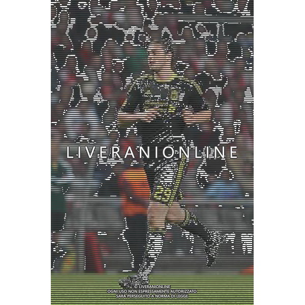 20110310: BRAGA, PORTUGAL - SC Braga vs Liverpool FC: Europa League 2010/2011, round of 8, 1st leg. In picture: Andy Carroll. PHOTO: Pedro Benavente/CITYFILES LIGA EUROPY UEFA SEZON 2010/2011 PILKA NOZNA BRAGA - LIVERPOOL FOT. CITYFILES/NEWSPIX.PL PORTUGAL,BRAZIL,SPAIN,GERMANY,FRANCE,UK OUT !!! --- Newspix.pl EUROIPA LEAGUE BRAGA-LIVERPOOL ©AG ALDO LIVERNAI SAS - ITALY ONLY - *** Local Caption *** .