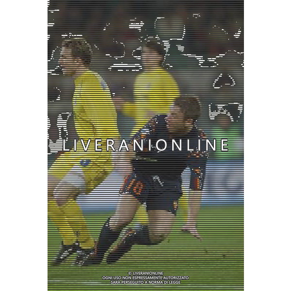 Roma-Villareal Coppa Uefa 25/03/2004 nella foto: gol di antonio cassano foto terruso/Agenzia aldo liverani