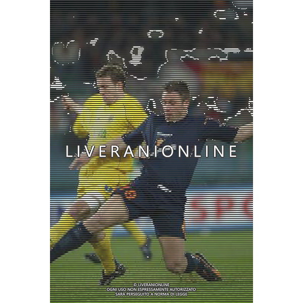 Roma-Villareal Coppa Uefa 25/03/2004 nella foto: gol di antonio cassano foto terruso/Agenzia aldo liverani