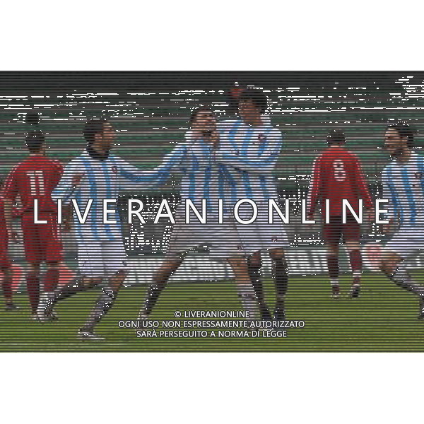 Campionato Lega PRO 1¡ Divisione girone A Monza 13-03-2011 Monza - Salernitana nella foto: esultanza di Altobello dopo il suo 2 a 1 per la Salernitana foto Garavaglia - ag. Aldo Liverani sas