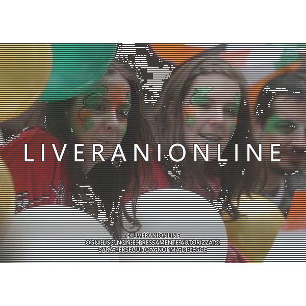 St Patricks Day Festival held in Trafalgar suare. AG. ALDO LIVERANI SAS ITALY ONLY *** Local Caption *** .