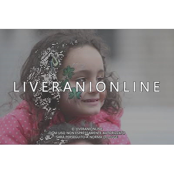 St Patricks Day Festival held in Trafalgar suare. AG. ALDO LIVERANI SAS ITALY ONLY *** Local Caption *** .