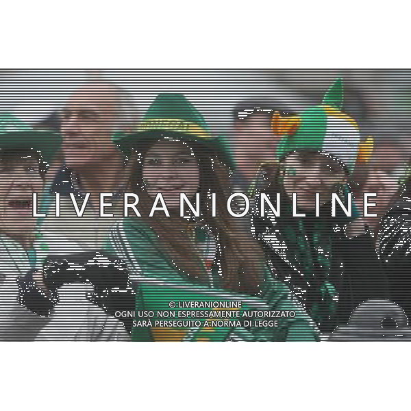 St Patricks Day Festival held in Trafalgar suare. AG. ALDO LIVERANI SAS ITALY ONLY *** Local Caption *** .