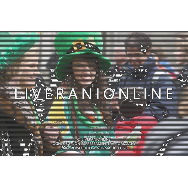 St Patricks Day Festival held in Trafalgar suare. AG. ALDO LIVERANI SAS ITALY ONLY *** Local Caption *** .