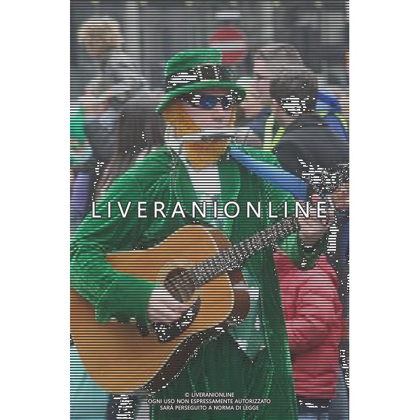St Patricks Day Festival held in Trafalgar suare. AG. ALDO LIVERANI SAS ITALY ONLY *** Local Caption *** .