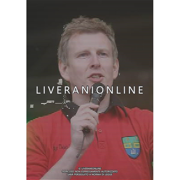 St Patricks Day Festival held in Trafalgar suare. Master of ceremonies was comedian Patrick Kielty AG. ALDO LIVERANI SAS ITALY ONLY *** Local Caption *** .