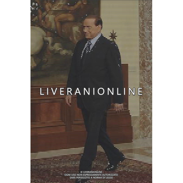 Roma - 14/03/2011 - Palazzo Chigi - Il Presidente del Consiglio dei Ministri, Silvio Berlusconi, incontrerˆ il Presidente della Commissione dellÕUnione europea, Jos Manuel Barroso- nella foto: © Fabrizio Corradetti - ag. Aldo Liverani sas