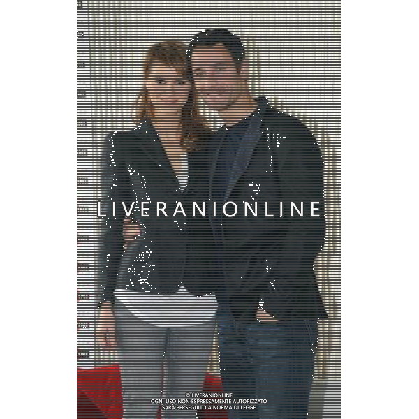 MILANO 14/3/2011 TERRAZZA MARTINI P:ZZA DIAZ, 7 PHOTOCALL DEL FILM: -NESSUNO MI PUO\' GIUDICARE- NELLA FOTO PAOLA CORTELLESE E RAUL BOVA FOTO ROMANO/AG ALDO LIVERANI