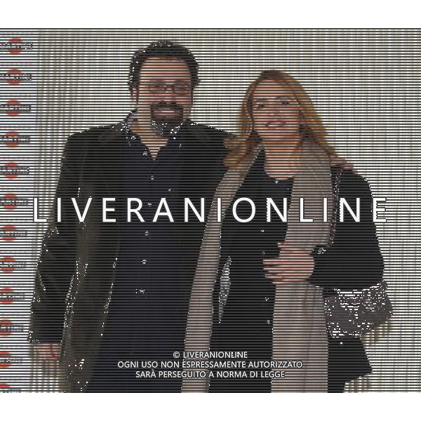 MILANO 14/3/2011 TERRAZZA MARTINI P:ZZA DIAZ, 7 PHOTOCALL DEL FILM: -NESSUNO MI PUO\' GIUDICARE- NELLA FOTO MASSIMILIANO BRUNO E FEDERICA LUCISANO FOTO ROMANO/AG ALDO LIVERANI