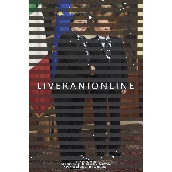 Roma - 14/03/2011 - Palazzo Chigi - Il Presidente del Consiglio dei Ministri, Silvio Berlusconi, incontra il Presidente della Commissione dellÕUnione europea, Jos Manuel Barroso - nella foto: Silvio Berlusconi e Jos Manuel Barroso © Fabrizio Corradetti - ag. Aldo Liverani sas