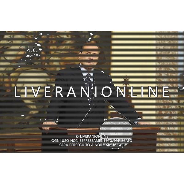 Roma - 14/03/2011 - Palazzo Chigi - Il Presidente del Consiglio dei Ministri, Silvio Berlusconi, incontra il Presidente della Commissione dellÕUnione europea, Jos Manuel Barroso - nella foto: Silvio Berlusconi © Fabrizio Corradetti - ag. Aldo Liverani sas